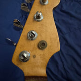 80s Phil Kubicki Bass Neck Rosewood - headstock back with tuners - Pauls Guitar Hideout