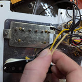 2000-2003 Fender American Fat Stratocaster - bridge humbucker back detail - Pauls Guitar Hideout