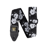 Ernie Ball Classic Jacquard guitar strap, Vanilla Rose woven pattern