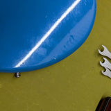 1968 Yamaha SG-3C - body back strap button detail - Pauls Guitar Hideout