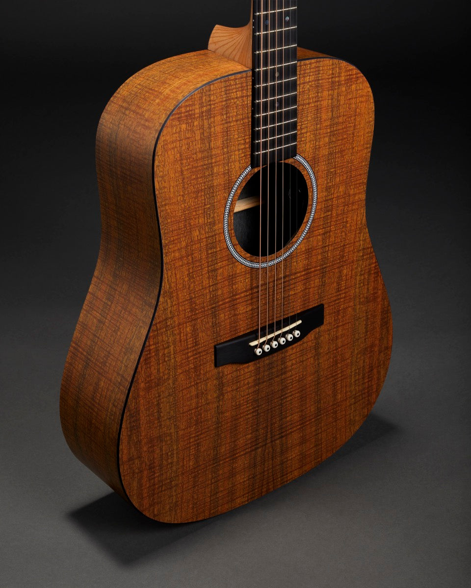 Martin D-X1E Koa X Series acoustic-electric, detail view