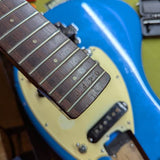 1968 Yamaha SG-3C - upper frets and neck joint detail - Pauls Guitar Hideout