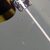 2017-2019 Fender American Professional Jaguar - neck plate close-up with body wear - Pauls Guitar Hideout