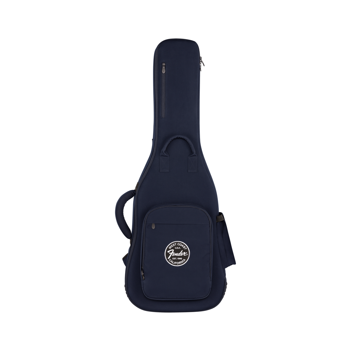 Fender Troubadour electric guitar gig bag in navy, front view
