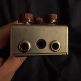 2010s J. Rockett Archer - top edge with jacks and power input - Pauls Guitar Hideout