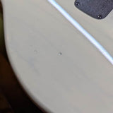 2007 Taylor SB1-X Solidbody Classic - back body ding close-up - Pauls Guitar Hideout