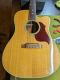 1999 Gibson Songbird Deluxe - body front soundhole and pickguard - Pauls Guitar Hideout