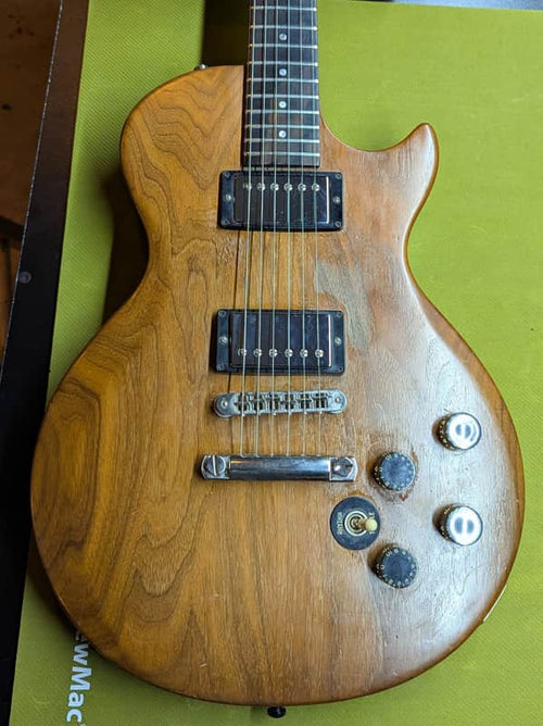 1978-1980 Gibson The Paul - body front controls and pickups close-up - Pauls Guitar Hideout