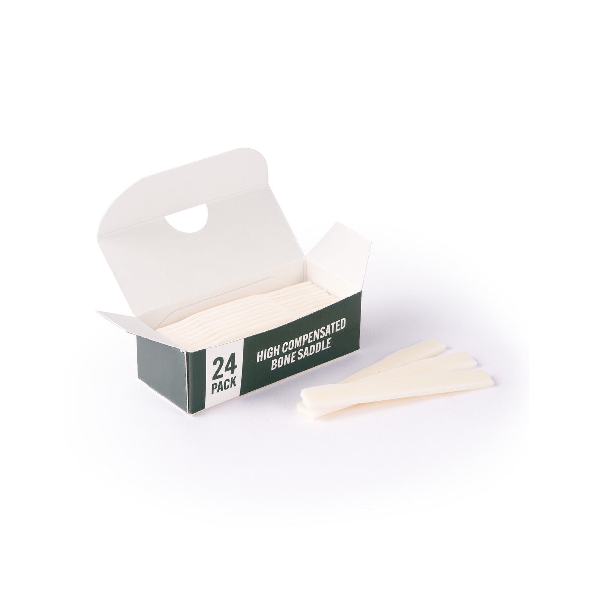 Martin high compensated bone saddle blanks, 24-pack open box