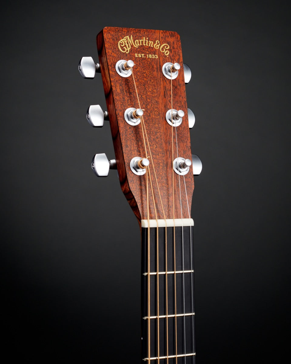 Martin D-X1E Mahogany X Series acoustic-electric, detail view