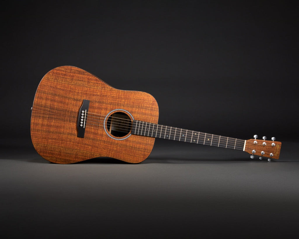 Martin D-X1E Koa X Series acoustic-electric, detail view