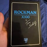 80s Rockman X100 - front panel with logo - Pauls Guitar Hideout