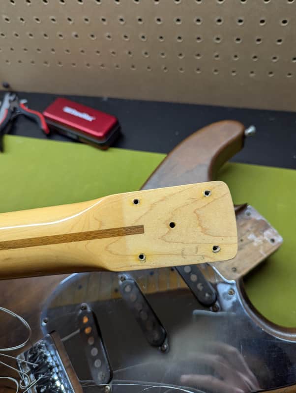 80s Schecter Dream Machine - neck pocket walnut body - Pauls Guitar Hideout
