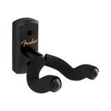 Fender Essentials guitar wall hanger in black with padded yoke
