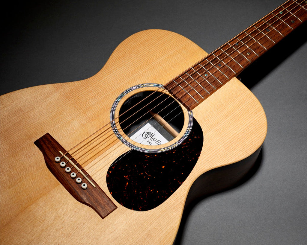 Martin 00-X2E Cocobolo acoustic-electric, body detail