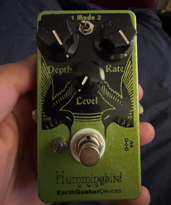 2013-2014 EarthQuaker Devices Hummingbird V2 - front straight-on view - Pauls Guitar Hideout