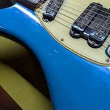 1968 Yamaha SG-3C - pickups and bridge close-up - Pauls Guitar Hideout