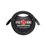 Pig Hog PHM10 8mm XLR microphone cable, 10 ft, male to female