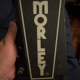 2020 Morley Classic Bad Horsie Wah - top view treadle with Morley logo - Pauls Guitar Hideout