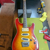 1983-1984 Ibanez RS505-CS Roadstar II Deluxe - front full body cherry sunburst - Pauls Guitar Hideout
