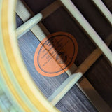 1999 Gibson Songbird Deluxe - soundhole label inside body - Pauls Guitar Hideout
