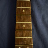 1972 Fender Mustang Neck Rosewood - fretboard middle frets close-up - Pauls Guitar Hideout