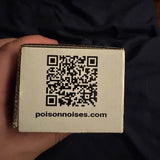 Poison Noises The Crook V5 - box end with QR code - Pauls Guitar Hideout