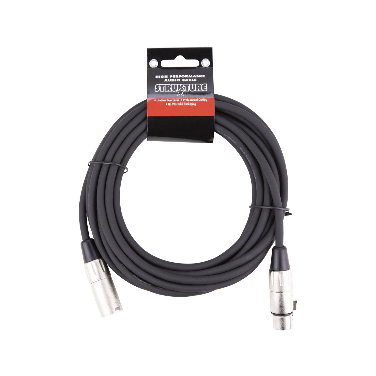 Strukture SMC10 XLR microphone cable, 10 ft, male to female