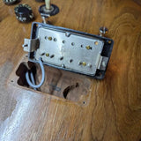 1978-1980 Gibson The Paul - pickup cavity with knobs removed - Pauls Guitar Hideout