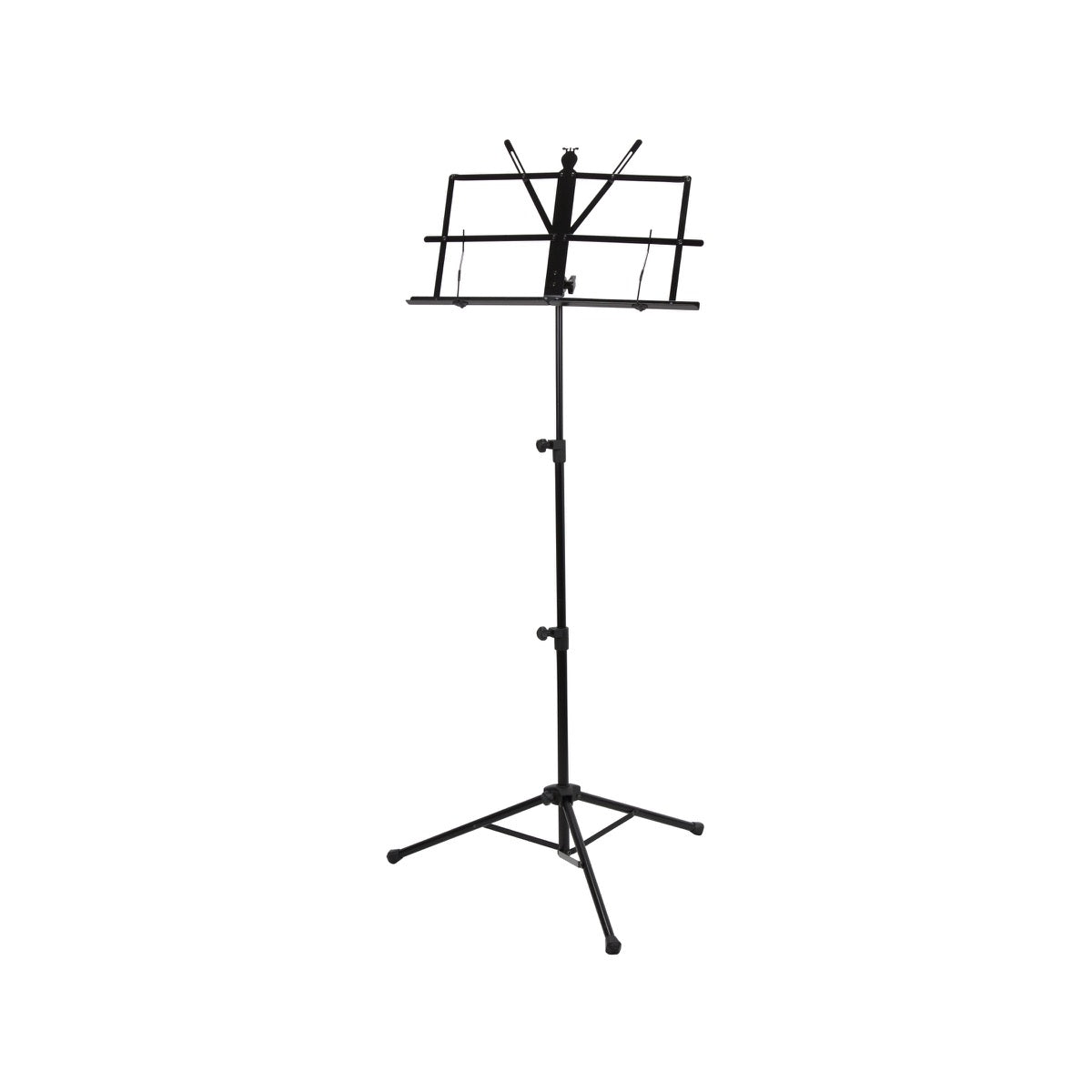 Strukture SMS1X deluxe three-part folding music stand in black with carry bag