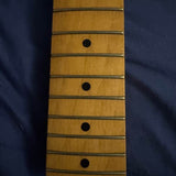 1980 Ibanez Blazer Maple - fretboard lower frets close-up - Pauls Guitar Hideout