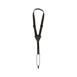 Fender black polyester ukulele strap, 1 inch wide with adjustable length