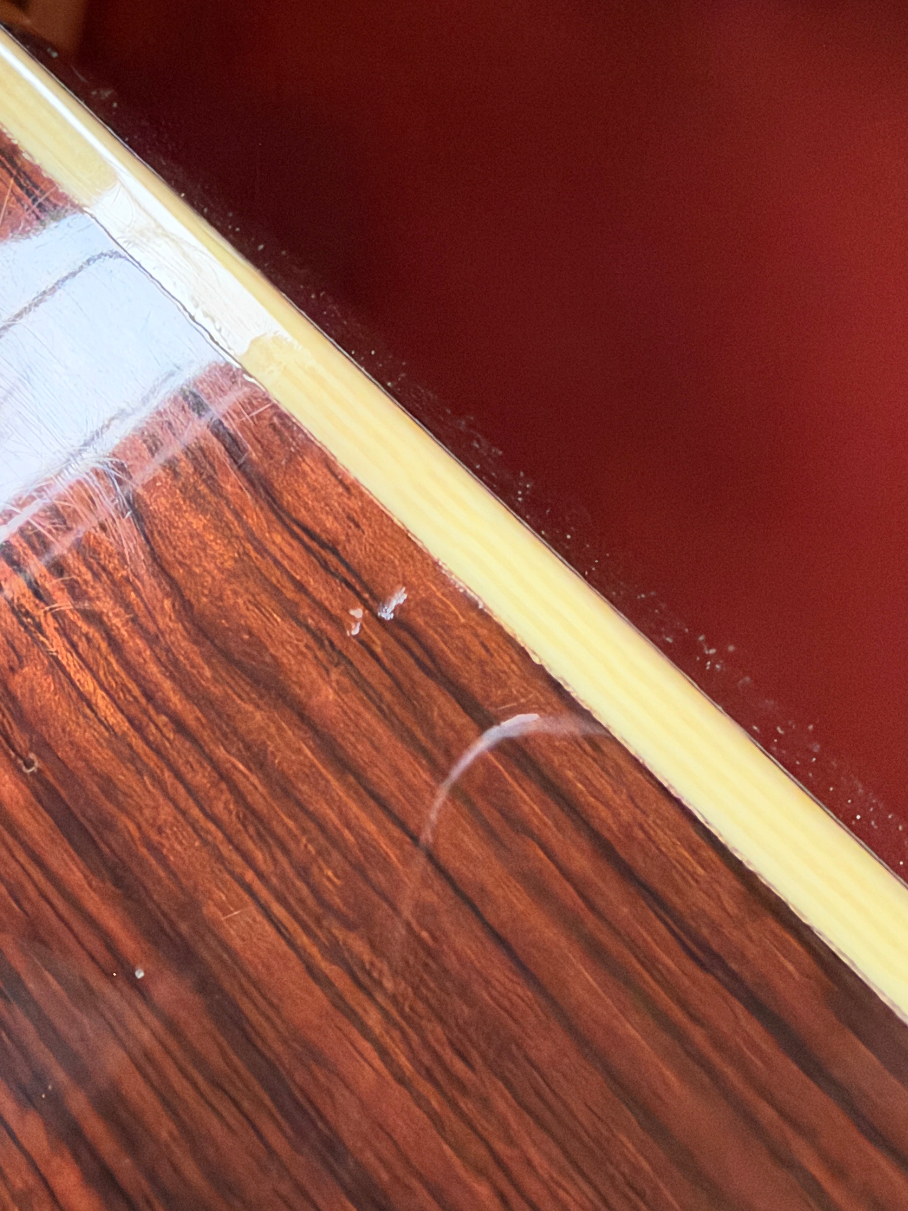 Martin 000C-28SMH Merle Haggard Blue Yodel No. 13, 2001: rosewood back at the cream binding, a curved hairline scratch in the finish