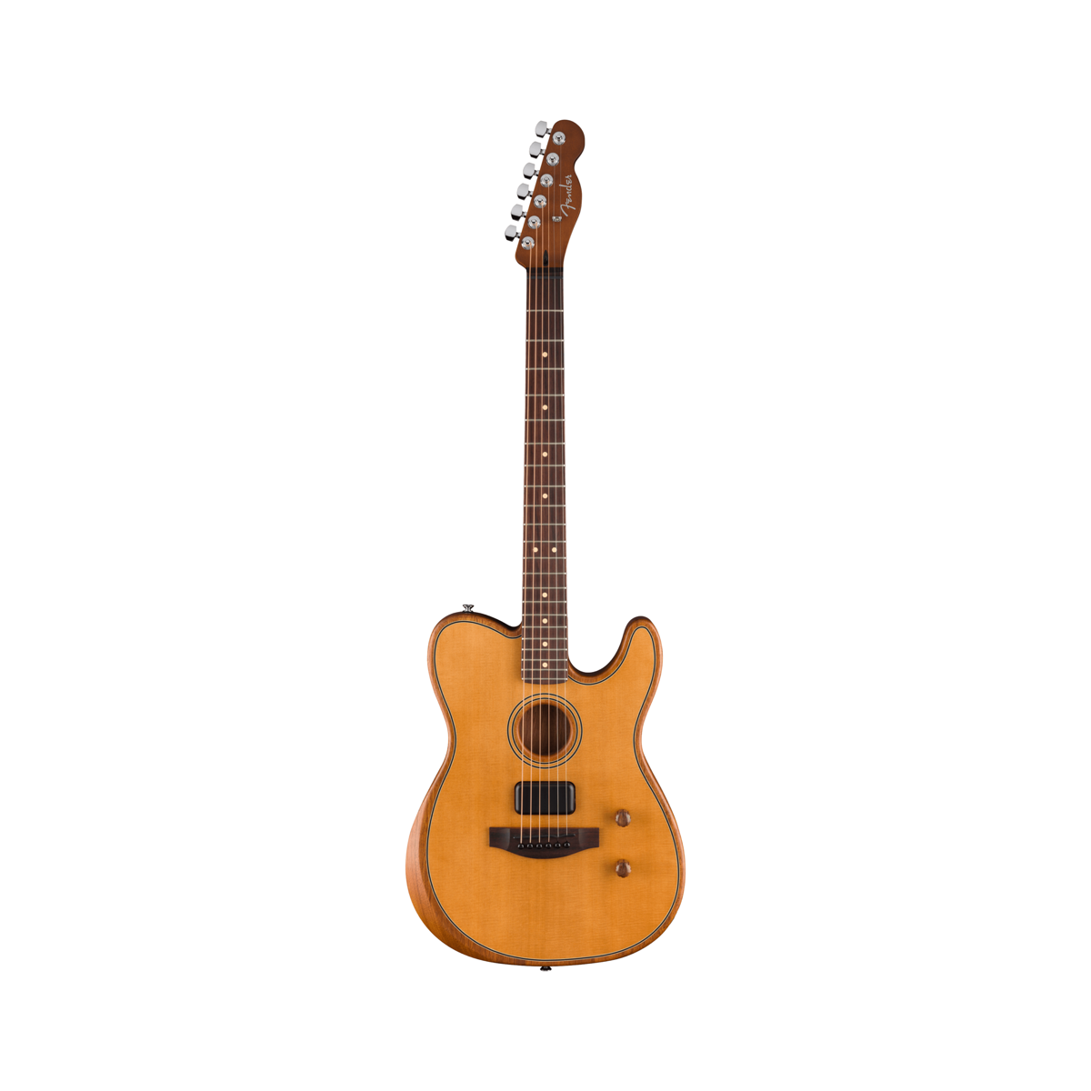 Fender Acoustasonic Standard Telecaster - Aged Natural - front