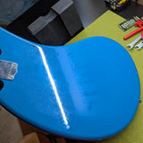 1968 Yamaha SG-3C - back body finish wear detail - Pauls Guitar Hideout