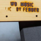 WD Partscaster Telecaster - neck pocket with WD Music brand stamp - Pauls Guitar Hideout