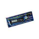 Oasis OH-2+ digital thermometer and hygrometer in retail box, display reading 71.7F and 42 percent humidity
