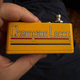Champion Leccy The Dunsh - back with Champion Leccy logo - Pauls Guitar Hideout