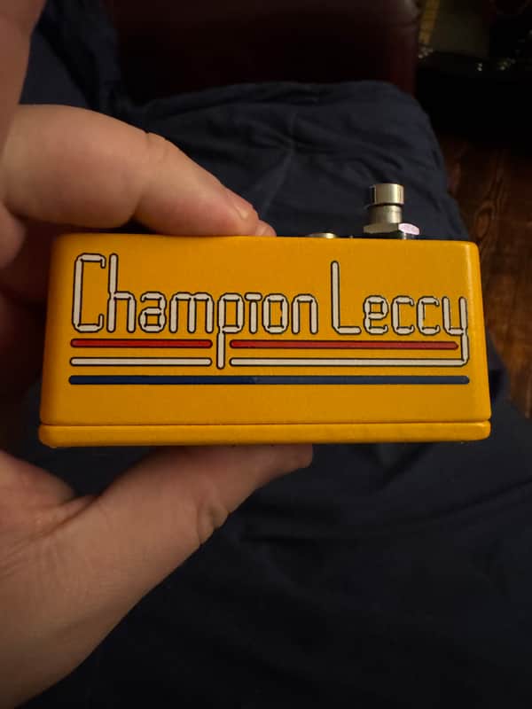 Champion Leccy The Dunsh - back with Champion Leccy logo - Pauls Guitar Hideout