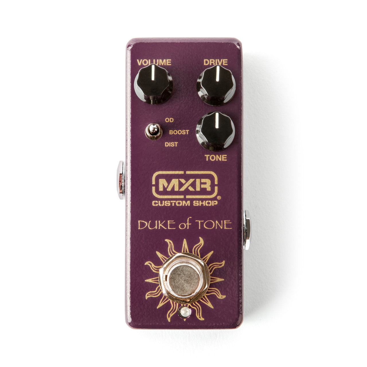 MXR CSP039 Duke of Tone Overdrive pedal, cream enclosure with Analog Man collaboration graphics