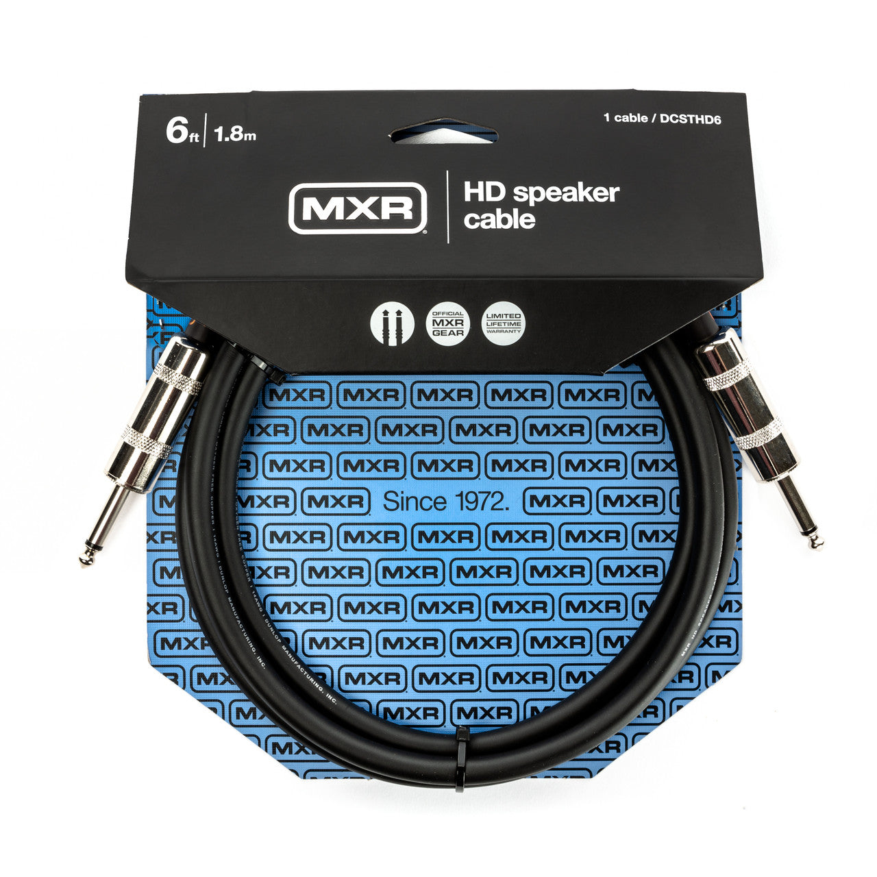 MXR DCSTHD6 heavy duty speaker cable, 6 feet, quarter-inch TS connectors