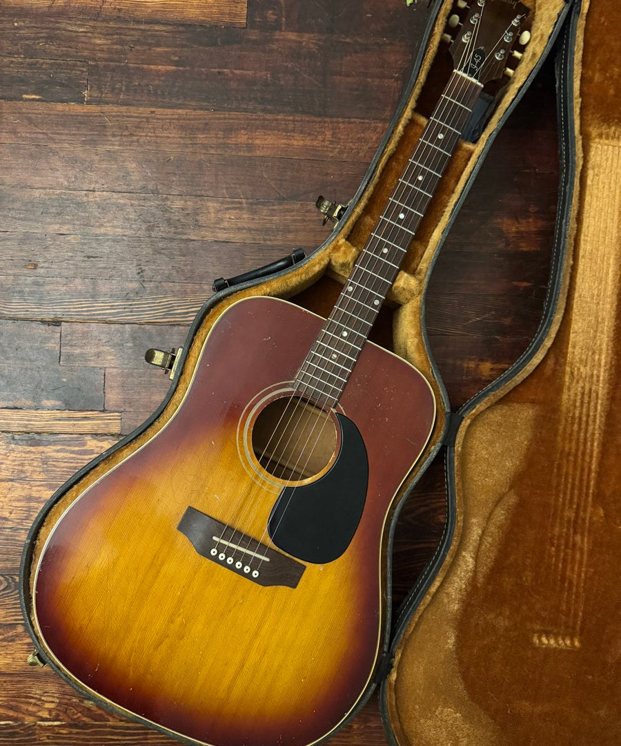 1969 Gibson J-45 sunburst acoustic — full front