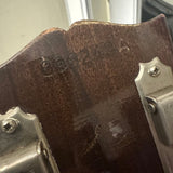 1969 Gibson J-45 sunburst acoustic — lower bout and finish wear