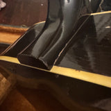 1969 Gibson J-45 sunburst acoustic — upper bout and binding