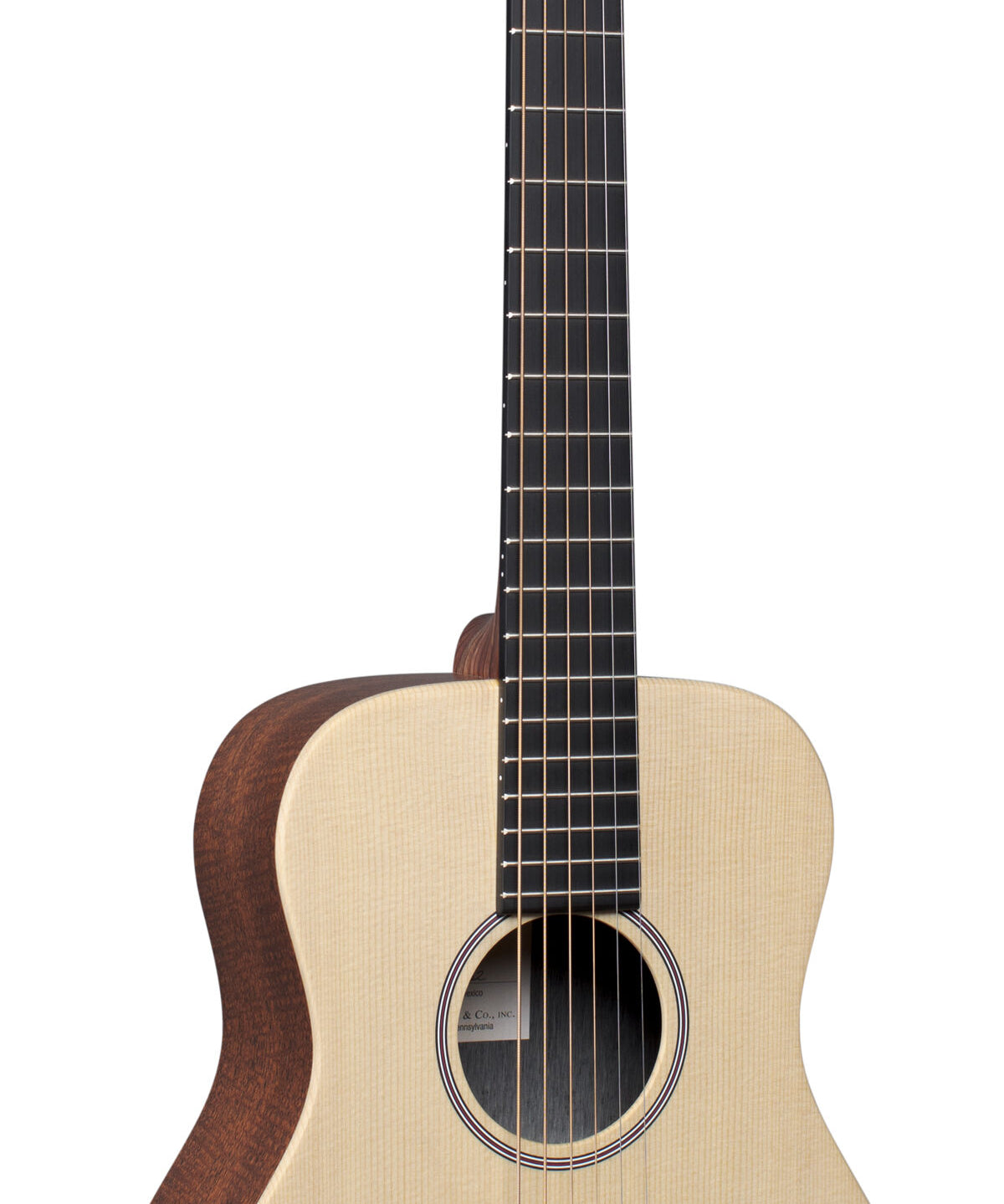 Martin LX1 Little Martin acoustic-electric, mahogany pattern HPL