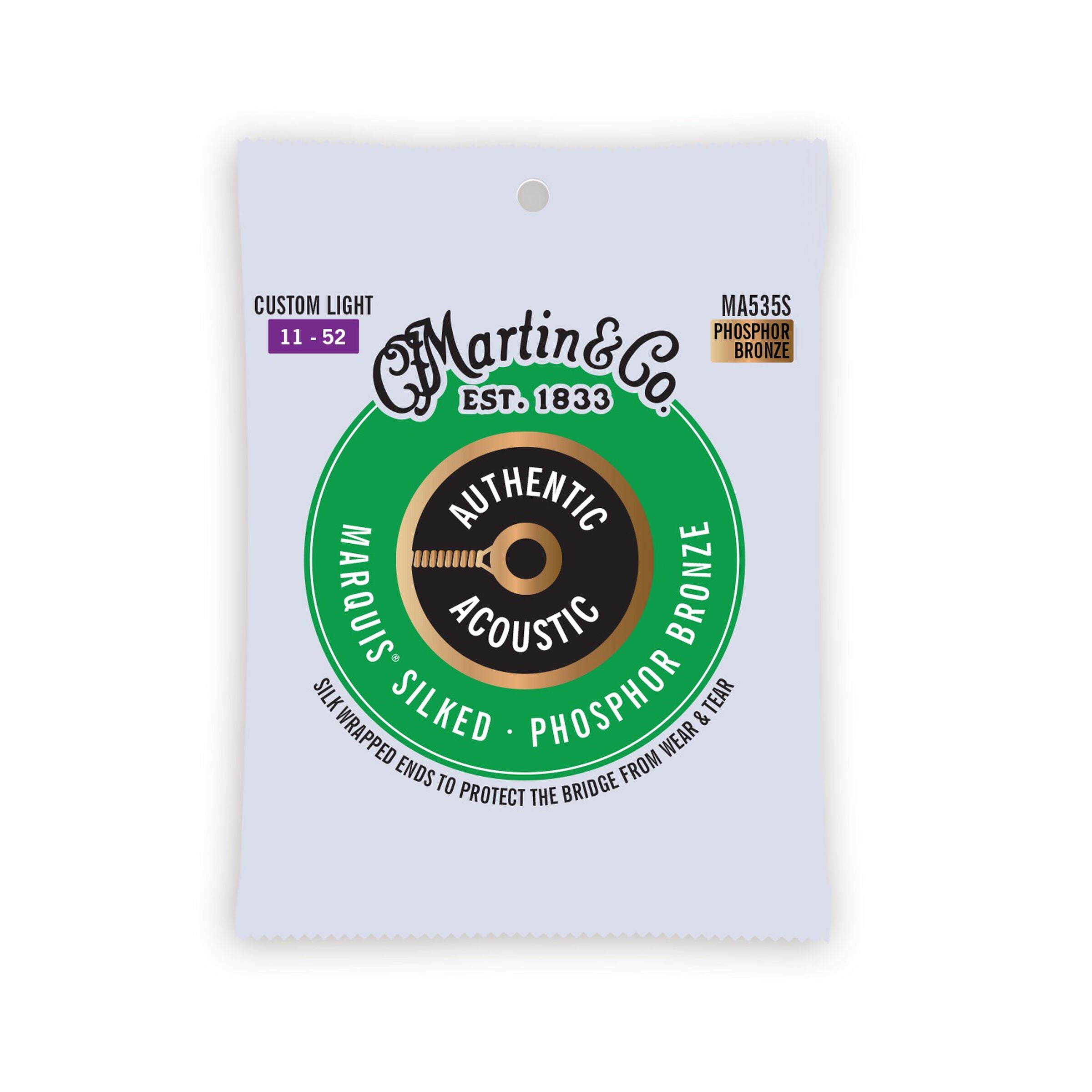 Martin Authentic Acoustic Marquis Silked strings custom light package front