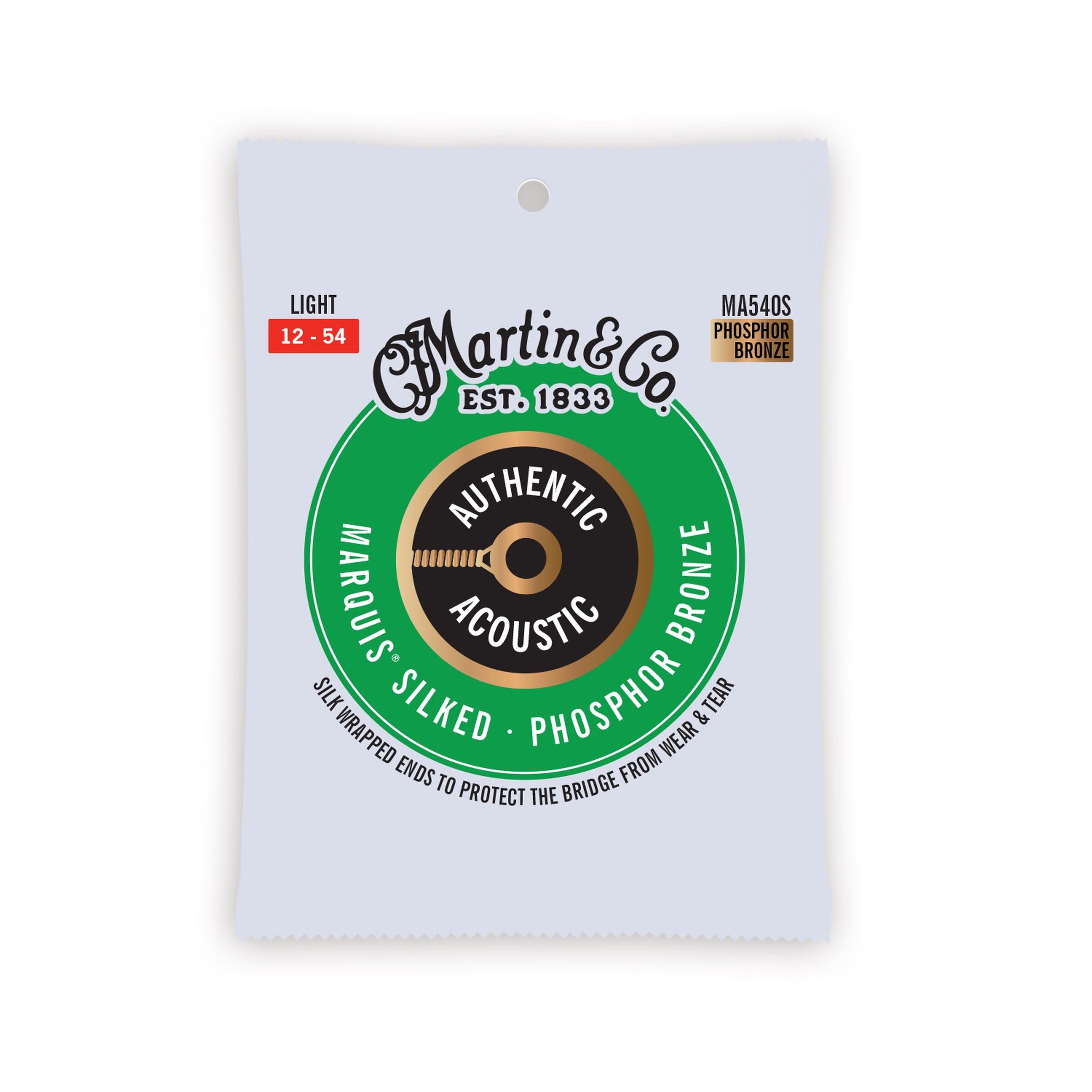 Martin Authentic Acoustic Marquis Silked strings light gauge package front