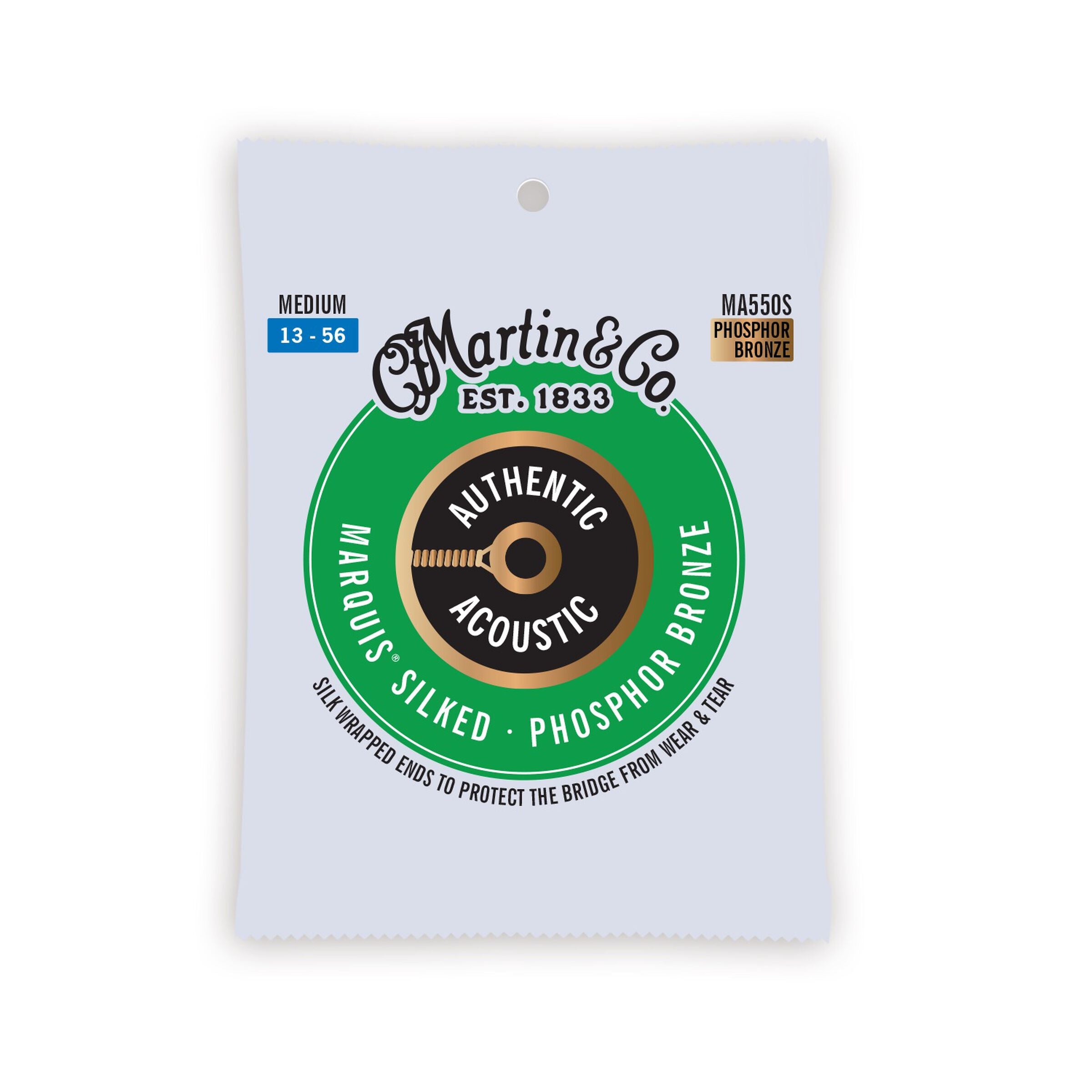 Martin Authentic Acoustic Marquis Silked strings medium gauge package front