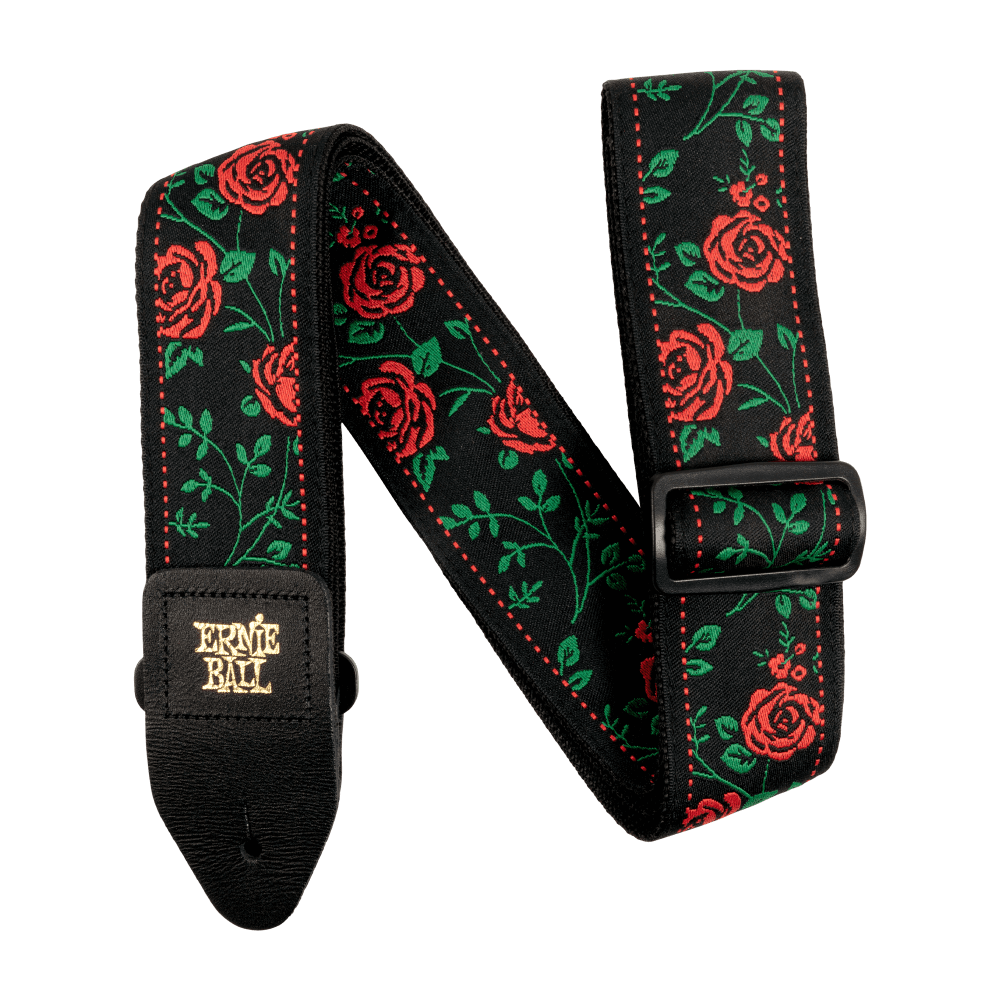 Ernie Ball Classic Jacquard guitar strap, Spanish Rose woven pattern