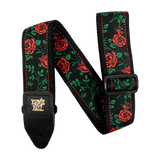 Ernie Ball Classic Jacquard guitar strap, Spanish Rose woven pattern
